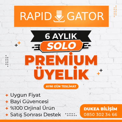 180 Günlük Rapidgator Premium SOLO