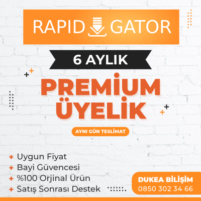 180 Günlük Rapidgator Premium